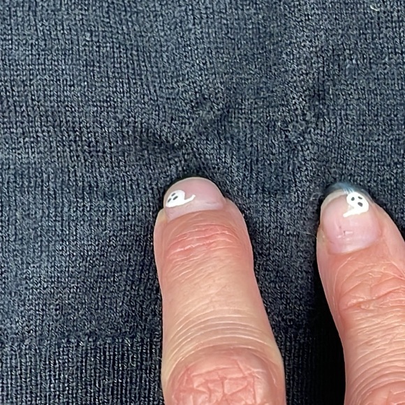 Neiman Marcus The Cashmere Collection Silk Cashmere Abstract Cardigan Black M - Picture 12 of 12